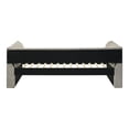 thumbnail image 6 of Furniture of America Alonsa Fully Fabric Upholstered Track Arm Twin Daybed with Trundle, Slate Gray, 6 of 6