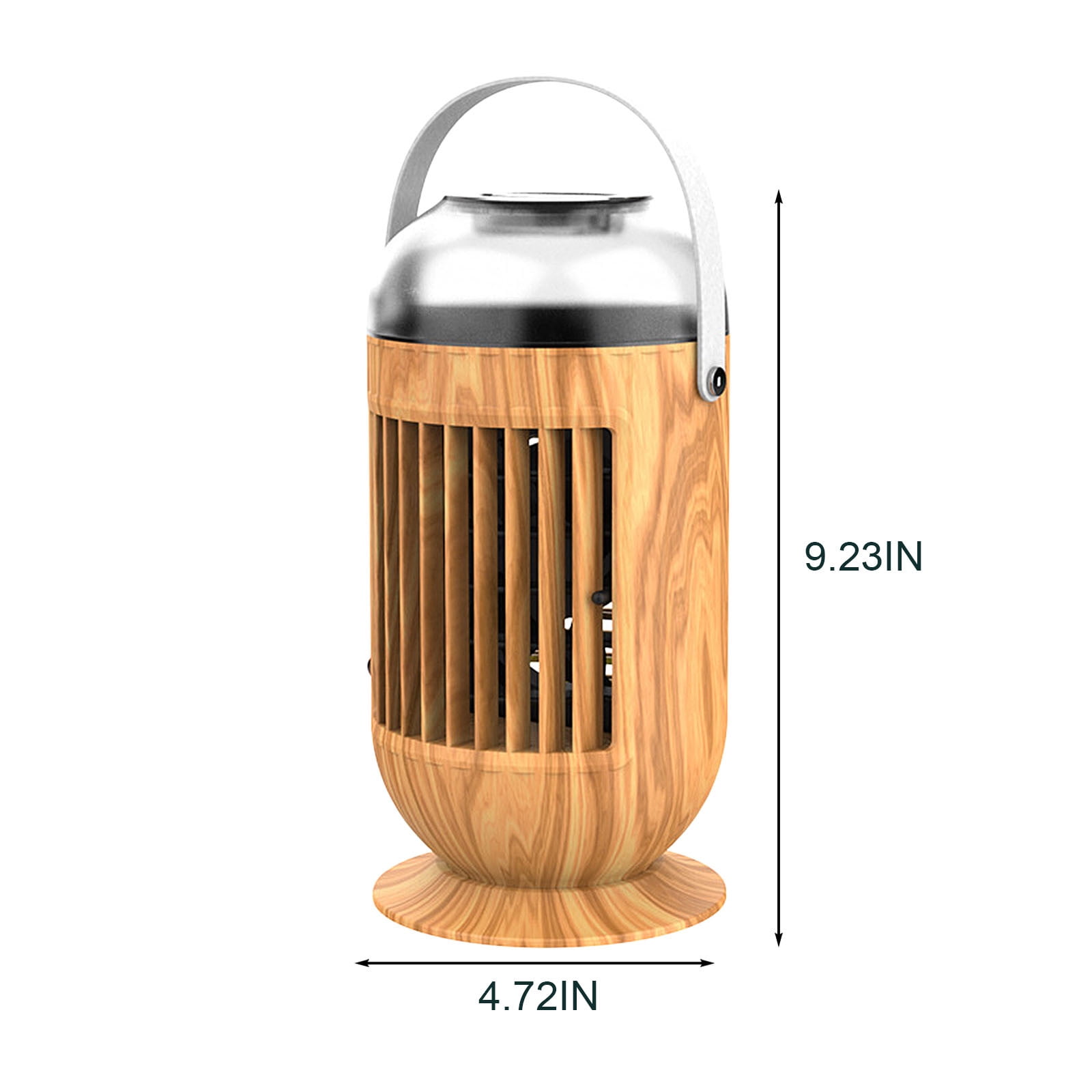 LACKUST 3-Speed LED USB Conditioner,Portable Air Conditioners Fan,Small Portable Room Air Conditioner Coolers for Room Living Room,Wood Grain Color