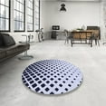 thumbnail image 4 of Ahgly Company Machine Washable Indoor Rectangle Transitional Lavender Blue Area Rugs, 2' x 3', 4 of 7