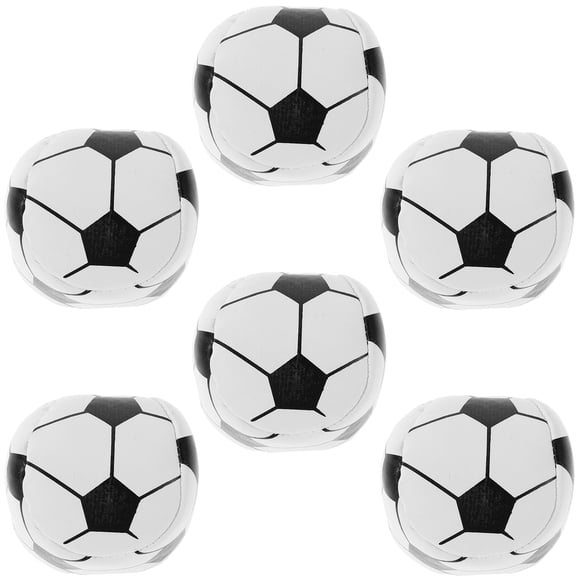 6 bolsas de frijoles de fútbol, bolsas de frijoles de maíz, sacos de juguete, juegos de lanzamiento de manos, pesas para niños y adultos, deportes divertidos al aire libre, juegos familiares en inte