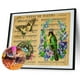 thumbnail image 2 of Cuadro de arte de mosaico de taladro redondo completo de flores de pájaro decoraciones de pintura de diamantes Likrtyny Arte deco, 2 of 9