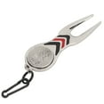 thumbnail image 1 of Fourche de Réparation, Porte-Clés en Alliage de Zinc de Fourche de Divot Léger pour le Sport, 1 of 8