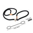 thumbnail image 4 of WHAMVOX 1Pack Nylon Training Lead for Medium Large-size Dogs Black Blue 1.4In x 55In, 4 of 8