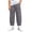 02-Gray, variant on Kids Boys Girls Cargo Pants Hiking Elastic Waist School Uniforms Long Pant with Pockets for 1-15 Years