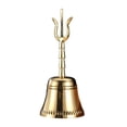 thumbnail image 2 of Campana de meditación CUTICAT budista tibetano oro, 2 of 8