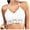 White, variant on Utoimkio Sports Bras for Women Fashion Woman's Lace Beauty Back Solid Strap Wrap Hollow Out Bra Underwear