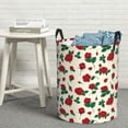 thumbnail image 6 of Naloa Rose Flowers Large Laundry Basket Waterproof Round Collapsible Storage bin with Handles for Hamper Kids Room,Toy StorageMedium, 6 of 6