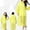Yellow, variant on Cosowe Rain Ponchos for Adults Reusable Raincoats Button Down for Women Men with Hood and Drawstring White