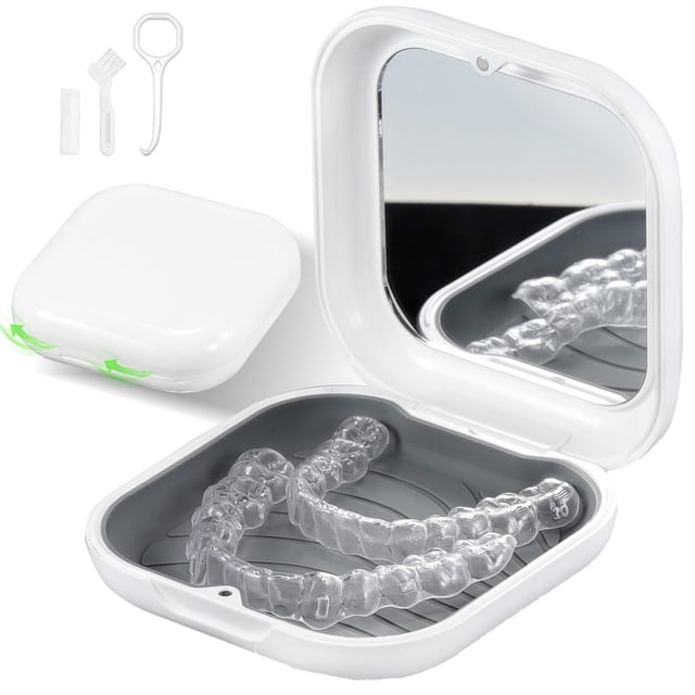 Maletín Heigoeost Slim Aligner con espejo Invisalign