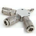 thumbnail image 5 of Auspicious-pneumatic Connector, Quick Air Connector 3 Way Quick Connector Adapter For Air Hose With 1/4'' F-npt Thread, 5 of 5