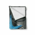 thumbnail image 2 of Starfish Soft Flannel Fleece Throw Blanket, Blue Starfish Among the Sea Pebble Stones Ocean Underwater Wildlife Print, Cozy Plush for Indoor and Outdoor Use, 50" x 60", Grey Blue White, by Ambesonne, 2 of 6