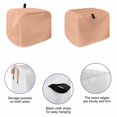 thumbnail image 5 of Peach Fuzz Toaster Cover 2 Slice, Farmhouse Solid Orange Color Modern Art Dustproof Bakeware Oven Protector with Top Hook, Waterproof Small Kitchen Appliance Toasters Dust Cover, 12"x7.5"x8", 5 of 9