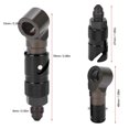 thumbnail image 1 of Brake Line Quick Release Connect Adapter Fitting Curved Universal for Oil Fuel Fluid HoseRed, 1 of 4