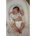 thumbnail image 2 of GloTide 20inch/50cm Full Body Closed Eyes Loulou Reborn Baby Doll With Rooted Hair Lifelike Newborn Baby, 2 of 5