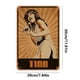 thumbnail image 2 of Placa de Metal Vintage de hierro Wdftyju TINA Singer Rectangular 20x30cm, 2 of 9