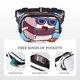 thumbnail image 5 of Balery Sushi Salmon Surfing Mochila Cinturón para Mujeres y Hombres, Bolsa de Cintura Impermeable de Doble Capa con Correa, 5 of 9