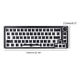 thumbnail image 4 of Zeiwohndc LK67/KF068 Mechanical Keyboard Kit Cord Backlit Hot Swap Keyboard, 4 of 19