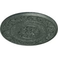thumbnail image 3 of 47 5/8"OD x 2 3/4"P Milan Ceiling Medallion, Hand-Painted Athenian Green Crackle, 3 of 6