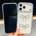 thumbnail image 3 of Compatible for iPhone 17 Pro Max Case,Anti-Drop,TPU Cute Bling Bowknot Slim Protection Mobile Phone Cover for Girls Gift, 3 of 9