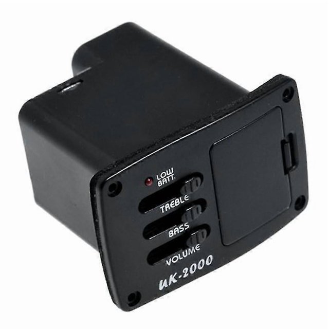 -2000 Spiral Piezo Cable Pickup Eq And Amp For Ukulele(no Battery) Banmo