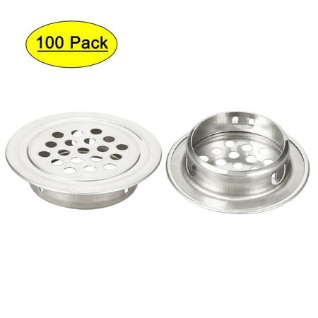 

Air Vent 29mm Bottom Dia 304 Stainless Steel Round Shaped Mesh Hole Louver 100pcs