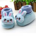 thumbnail image 5 of Infant Baby Boy Girls Toddlers Moccasins Non-Skid Indoor Slipper Shoes Socks Booties, 5 of 5
