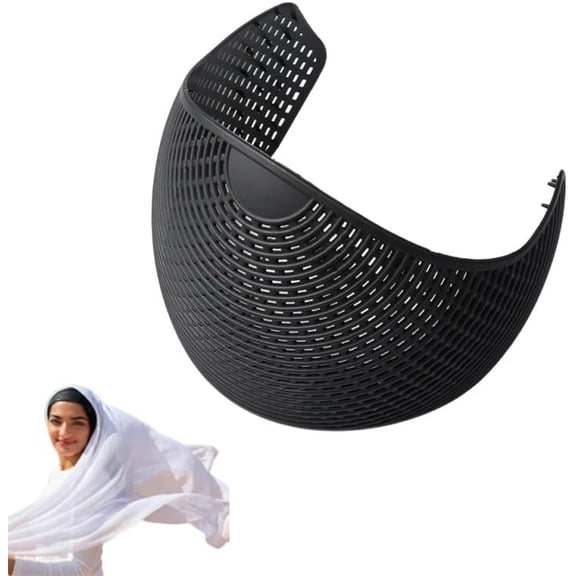 Lightweight Hijab Crown Cap for Effortless Hijab Hold, Nylon Under Scarf Cap for Women and Girls