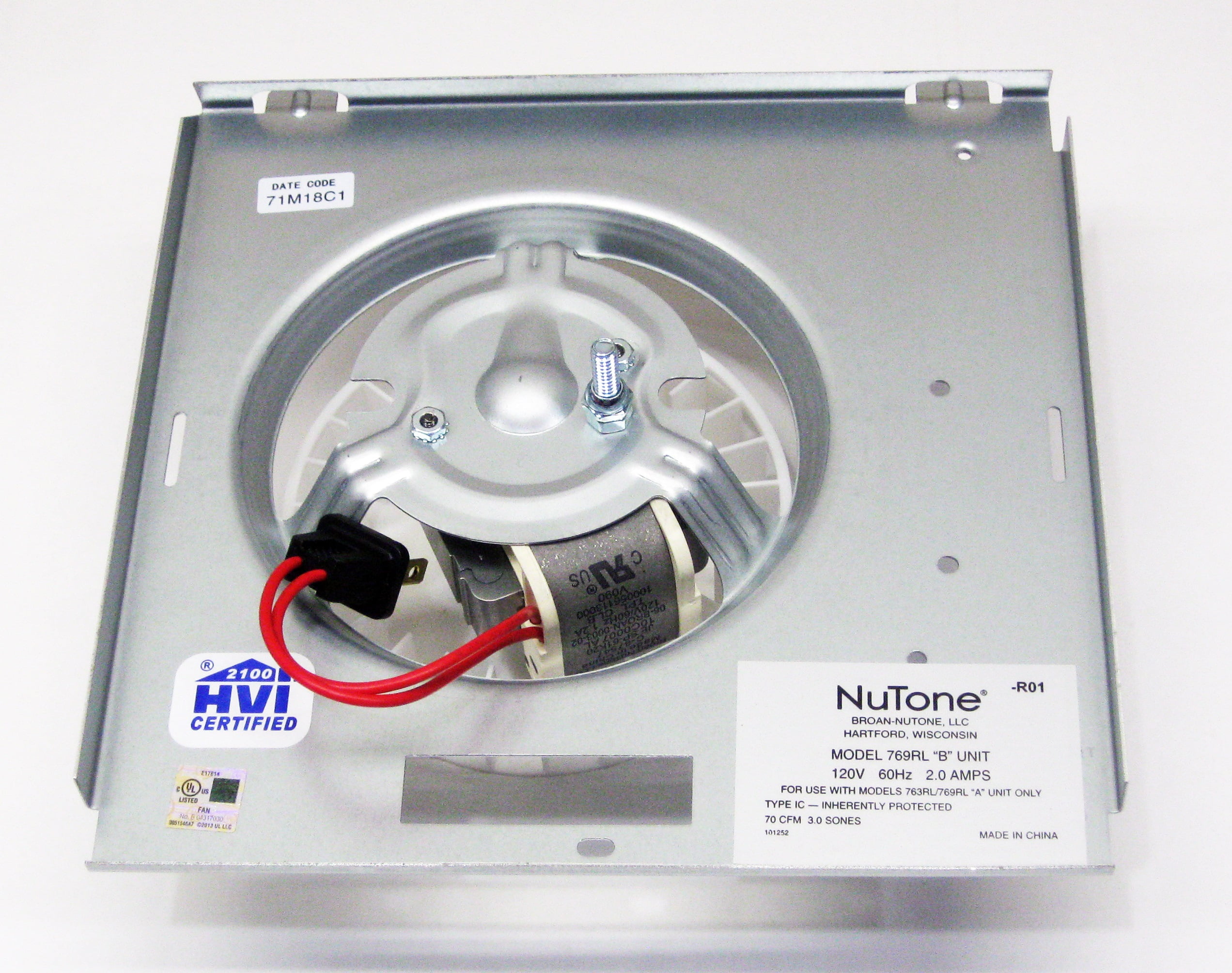 Broan NuTone S0504B000 Service Powe Unit Bathroom Fan Motor, 60 OFF