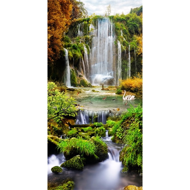 5D bricolaje taladro redondo completo diamante pintura paisaje naturaleza ilustraciones dibujo ornamento Hugtrwg Para estrenar