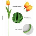 thumbnail image 5 of SHANJIA Artificial Tulips Flowers Fake Flowers, 10 Faux Flower Tulips Bouquets for Wedding Party Home Office Room Hotel Decor and DIY Floral Arrangements, 5 of 5