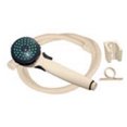 thumbnail image 1 of Phoenix Shower Head PF276046 Hand-Held With 60 Inch Vinyl Hose; With Single Function Spray Setting; With Trickle Shut-Off; White; Plastic; With Hose Guide Ring/Mounting Bracket/Mounting Hardware, 1 of 3