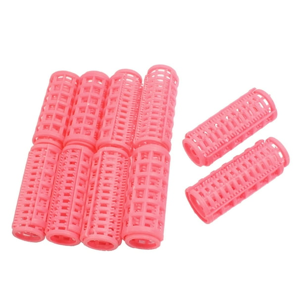 Unique Bargains Plastic Hair Rollers Curlers for Short Long Hair DIY 10
