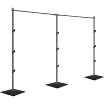 EMART 8.5×20ft Backdrop Stand, Adjustable Pipe and Drape Holder with Heavy Duty Metal Steel Base for Party, Photography