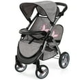 thumbnail image 3 of Twin Star Doll Stroller W/ Shoulder Bag, Grey, Pink, Butterfly, 3 of 6