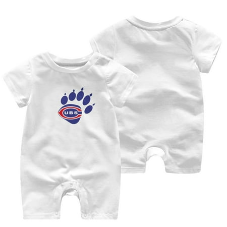 

Chicago_Cubs Unisex Baby Boy Girl Clothes Infant Summer Oversized Bubble Romper Toddler Baby Plain Short Sleeve Jumpsuit 6 Months