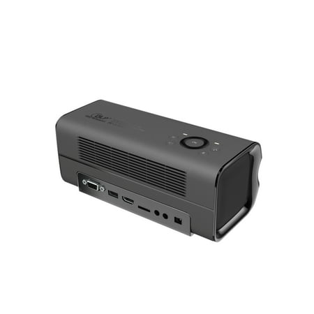 Projector Full HD DLP Portable Mini Projector with 30000 Lamp Life Side Projector for Home Theater and Entertainment Sharing Speech Movie and (Best Projector Under 30000)