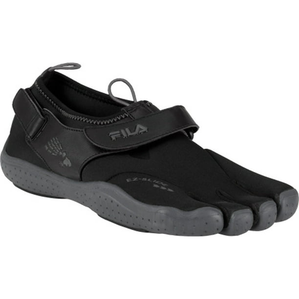 Men's Fila Skele-Toes EZ Slide Drainage Black/Castlerock M Walmart.com