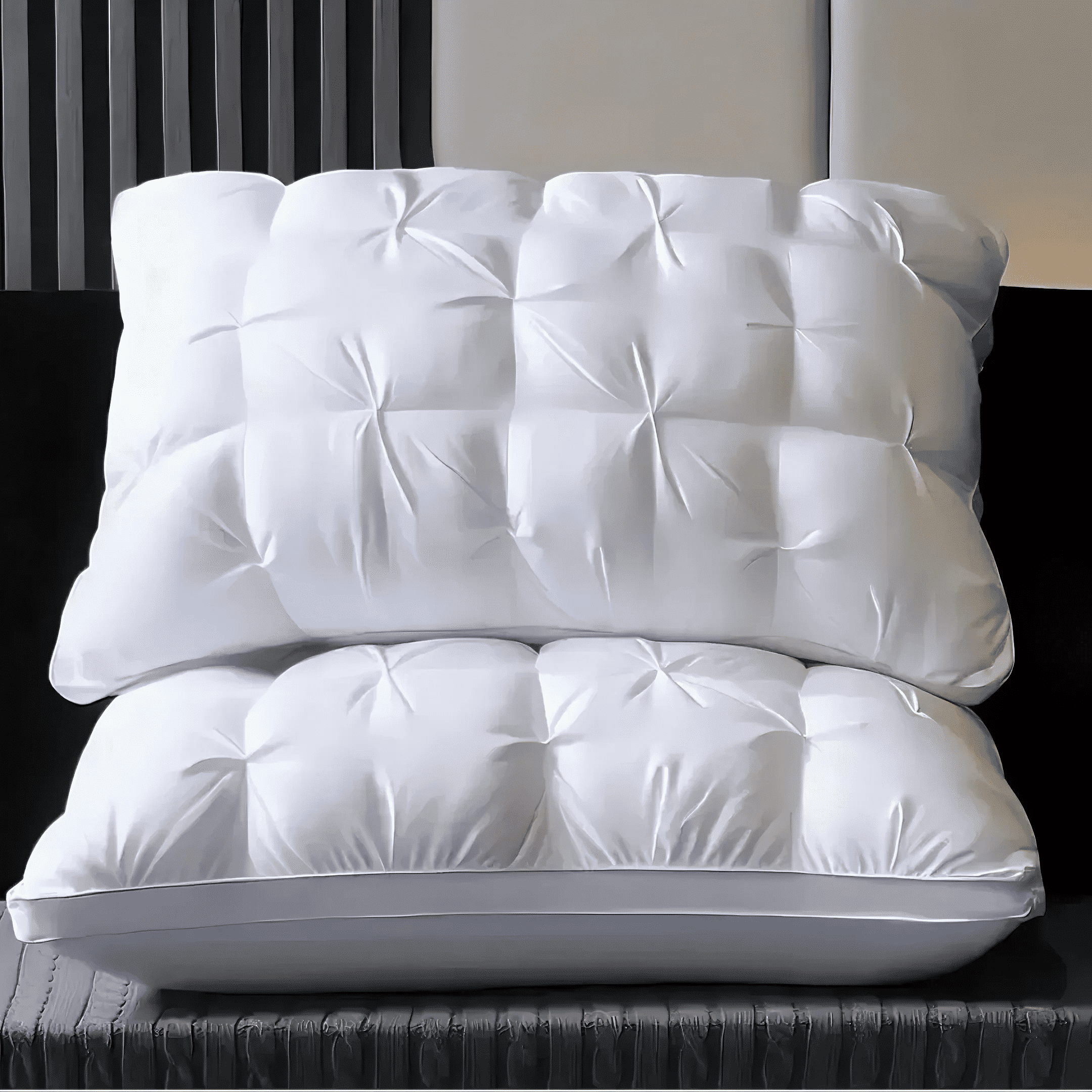 MyPillow Giza Comfortable Queen Bed Pillow, Lavender Medium Fill