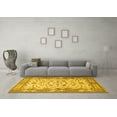 thumbnail image 3 of Ahgly Company Indoor Rectangle Persian Yellow Traditional Area Rugs, 5' x 7', 3 of 4