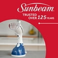thumbnail image 6 of Sunbeam 1200W Power Steam Handheld Steamer with Extra Burst of Steam Feature, White and Blue Finish, 6 of 10