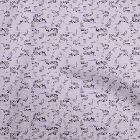 oneOone Cotton Poplin Twill Amethyst Fabric Sea Sewing Fabric By The Yard Printed Diy Clothing Sewing Supplies 56 Inch Wide