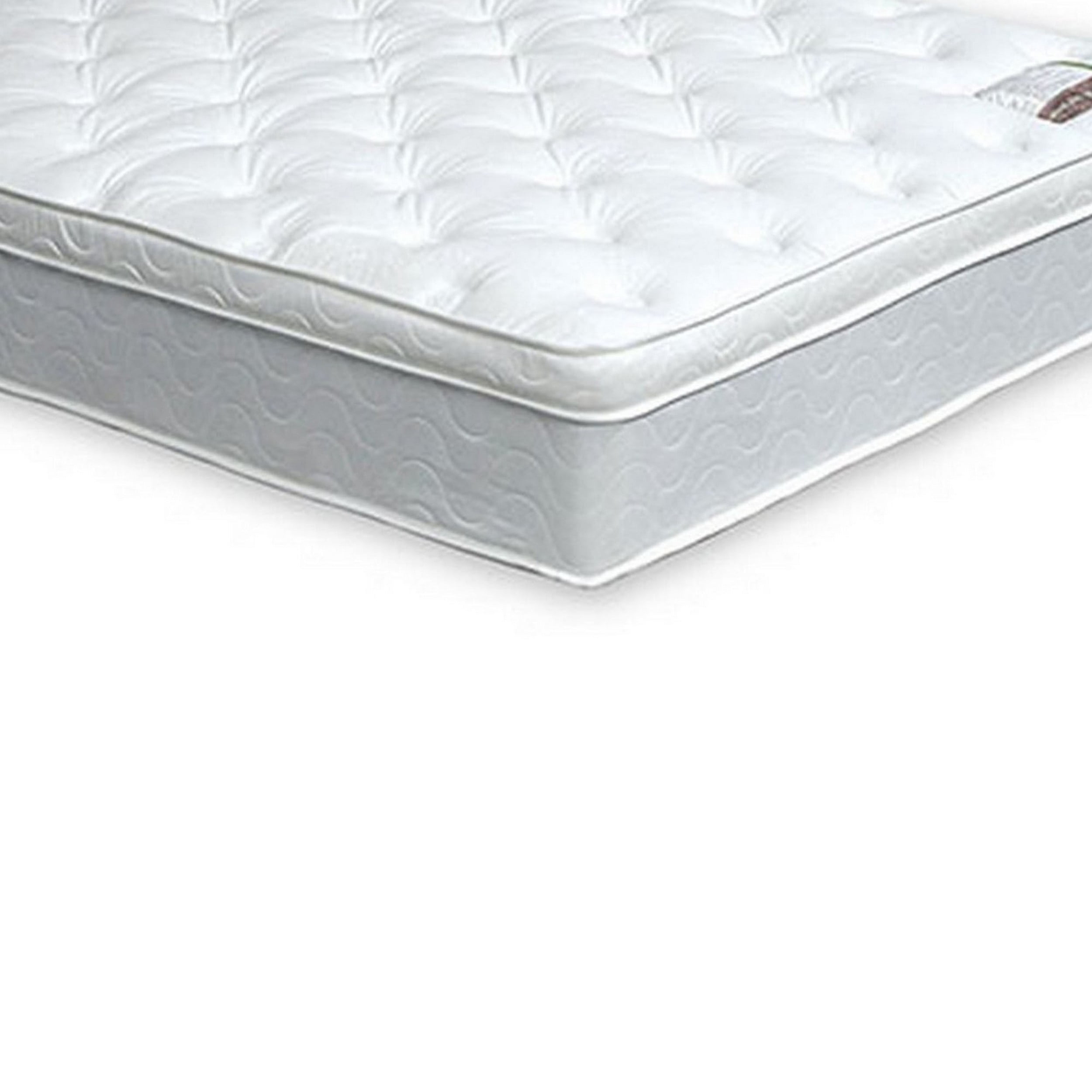 Benjara Fima 11" King Size Pillow Top Mattress- Medium Firmness Hi Density Foam