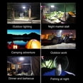 thumbnail image 3 of Carevas Solar Camping Tent Campsite Booth Hanging USB Rechargeable Flashlight Mode, 3 of 7