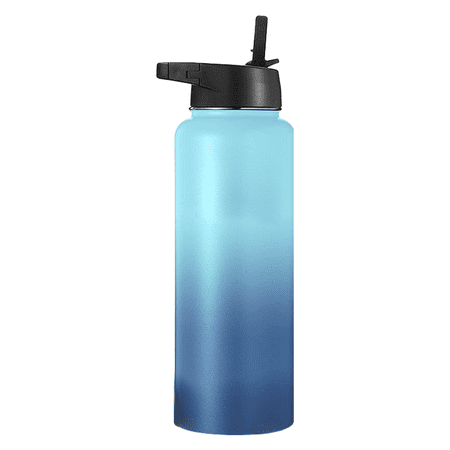 

Sports Water Bottle - Leak Proof Vacuum Insulated Stainless Steel Double Walled Thermo Mug Metal Canteen