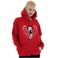 thumbnail image 5 of Betty Boop Heart Love Sassy Cartoon Hoodie Sweatshirt Women Brisco Brands M, 5 of 6