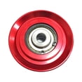 thumbnail image 1 of koolsoo Galet de Roulement 73 mm en Alliage d'Aluminium pour Câble Équipement de Mise en Forme Rouge, 1 of 9