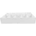 thumbnail image 1 of CIMAXIC White Plastic Money Divider Organizer for Cash Storage with High Space Utilization, 1 of 8