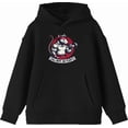 thumbnail image 4 of All Buff no Fluff Gym Rat Youth Black Long Sleeve Hoodie-Medium, 4 of 6