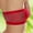 012_Red, variant on Women's Fashion Casual Solid Color Hollow Out Breathable Bra Underwear White