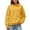 Yellow, variant on ZHOUCHANKIDS Park Jogging Women's Hoodie Women's Hoodies & Sweatshirts Stylish Casual Solid Color Sweatshirt with Long Sleeves and Round Neck Featuring Convenient Green XL